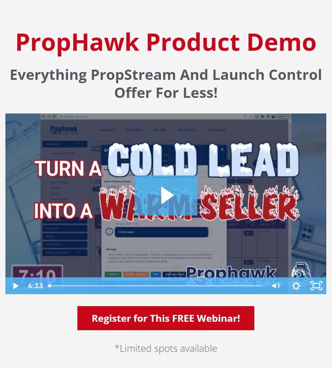 prophawk webinar